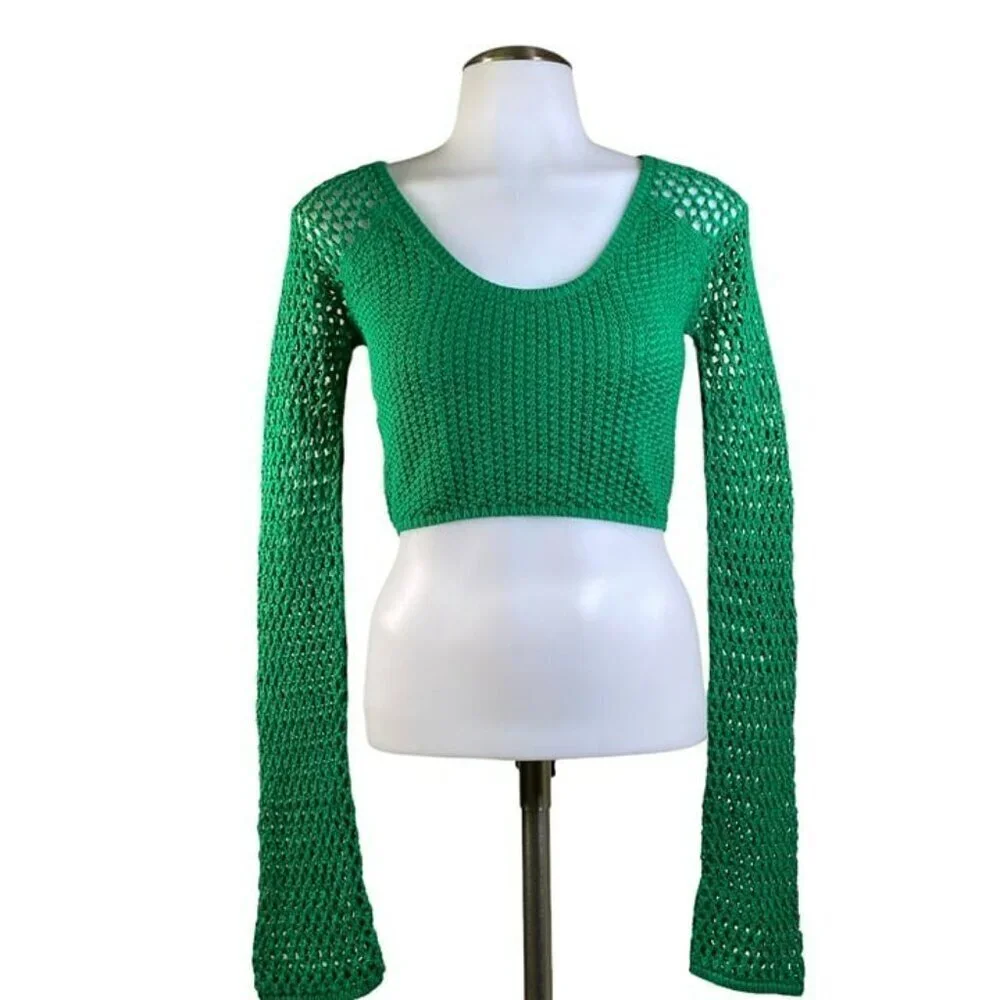 NBD Verona Crotchet Top Sample - Green